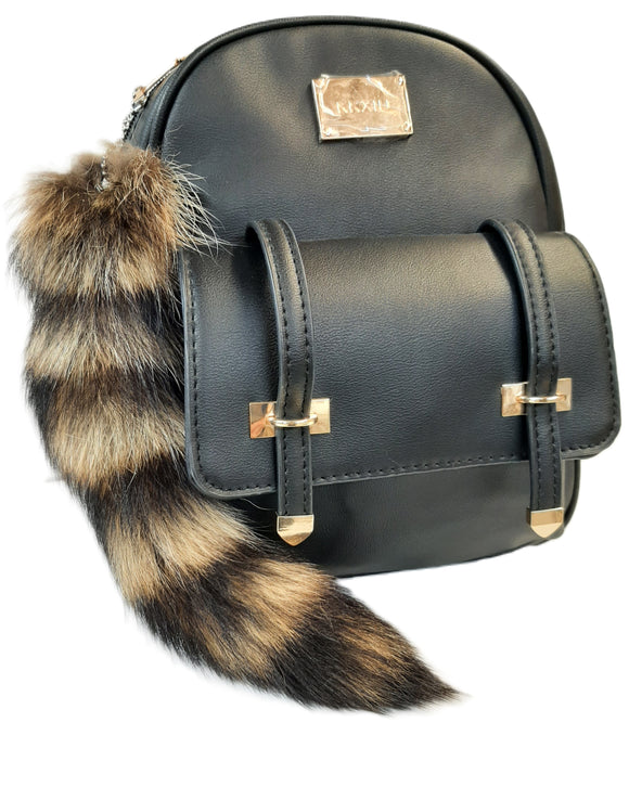 Raccoon Tail Keychain / Bag Charm