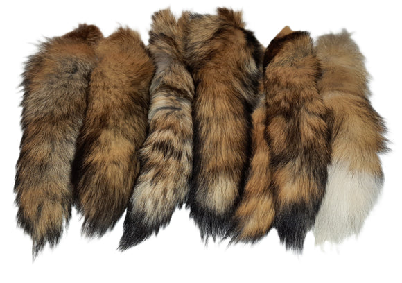 Red Fox Tail Cuties, Set of 3 or 5