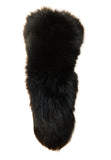 Jet Black Fox Tail