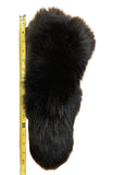 Jet Black Fox Tail