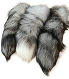 Indigo Fox Tail, Key Chain Option